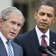 Presidents George W. Bush and Barack Obama (Brendan Smialowski/Getty)